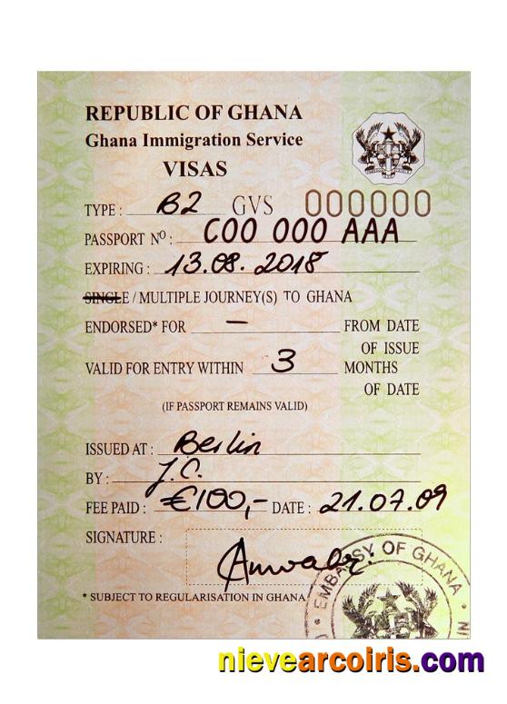 GHANA visa